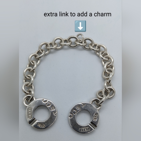 Tiffany & Co. 1837 Interlocking Circles Chain Link Bracelet. - Picture 2 of 7